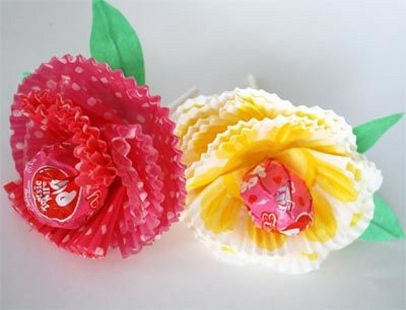 Baking Cup Flowers