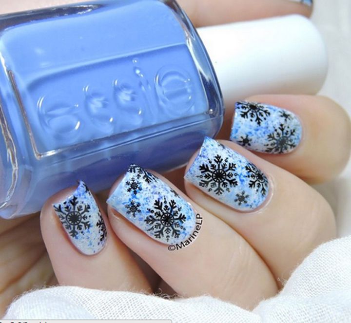 Wintery Mani