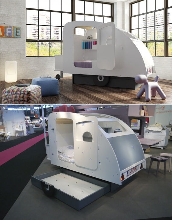 The Caravan Bed with Storage Helm