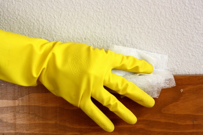 Dust using a used dryer sheet