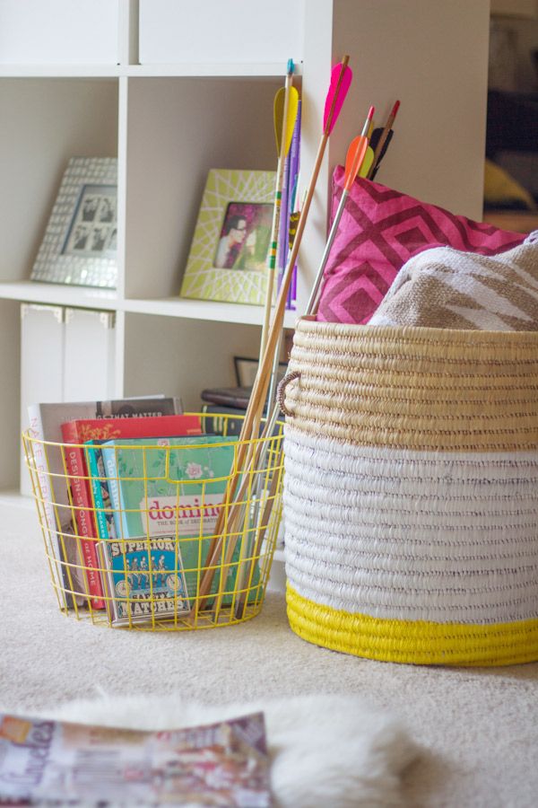 Printed Woven Basket