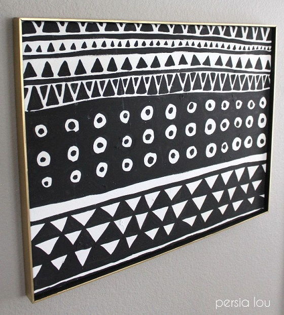 Black and White Geometric Art