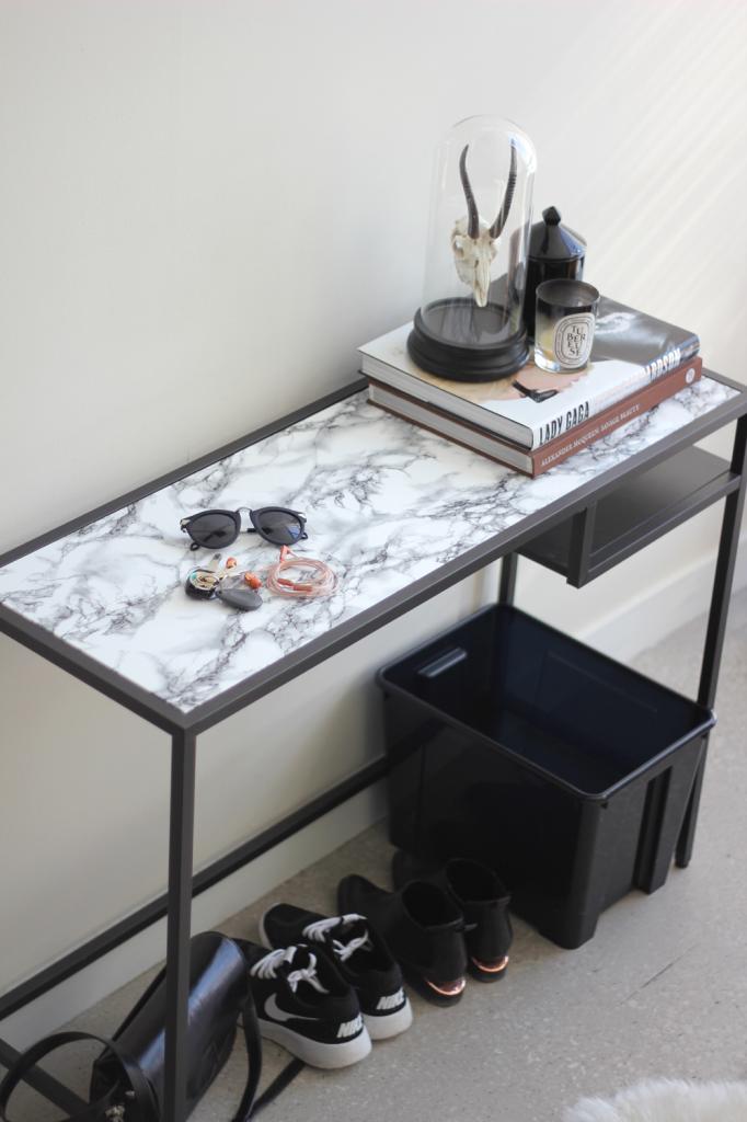 Faux Marble Table