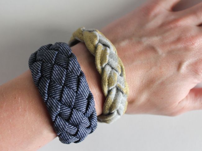 Braided Fabric Bracelet