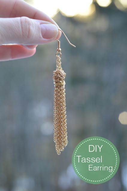 Gold Tassel Earrings