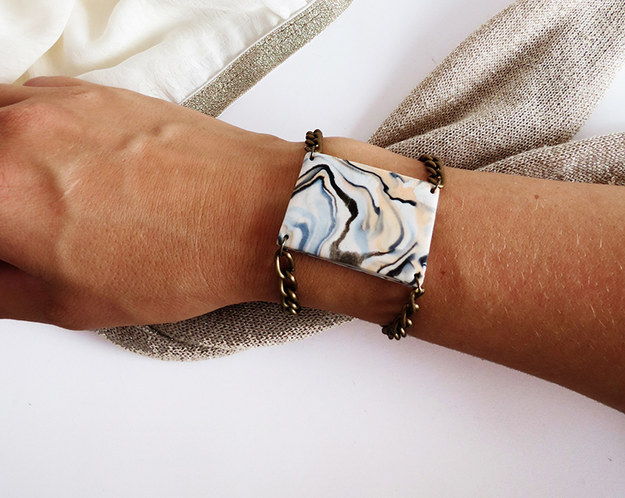 Marble Jewelry with Clay