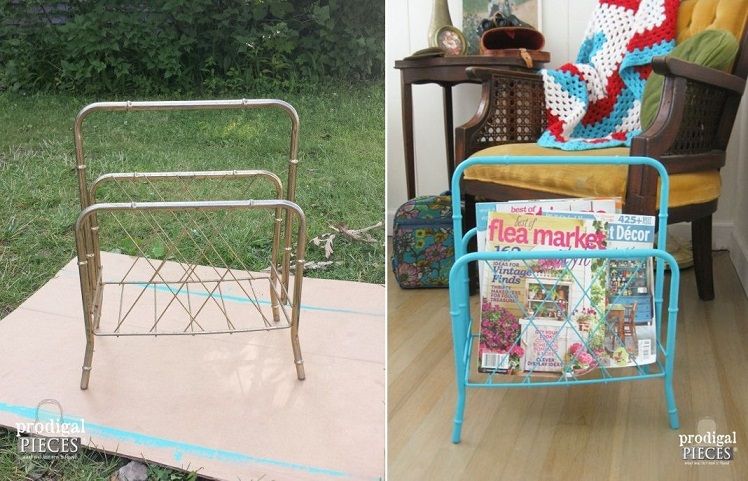 Vintage Magazine Rack