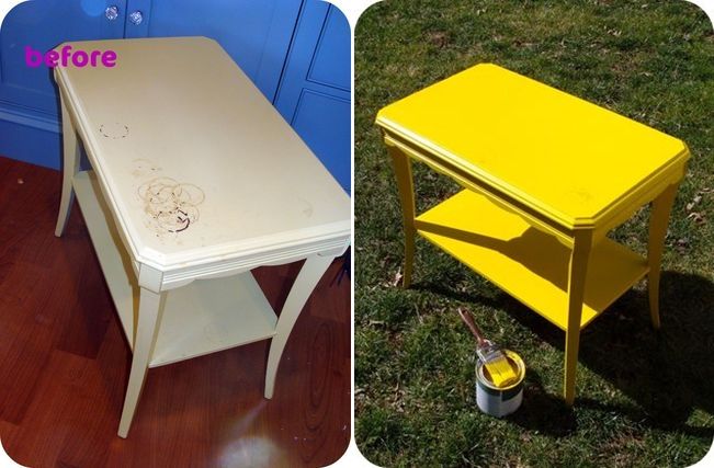 Side Table Makeover