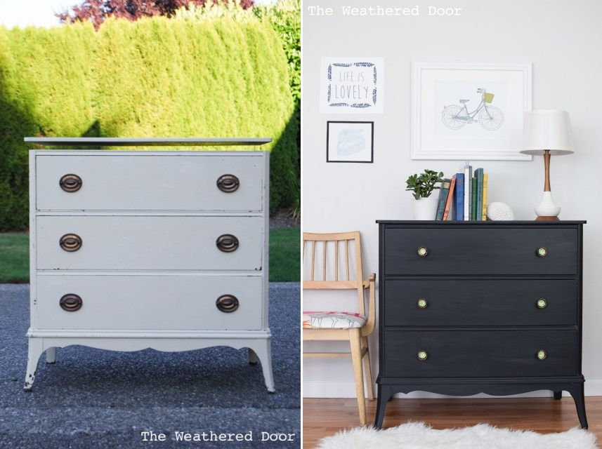 3 Drawer Hepplewhite Dresser Makeover