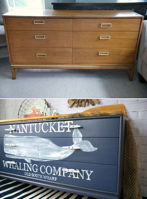 Nautical Whale Dresser