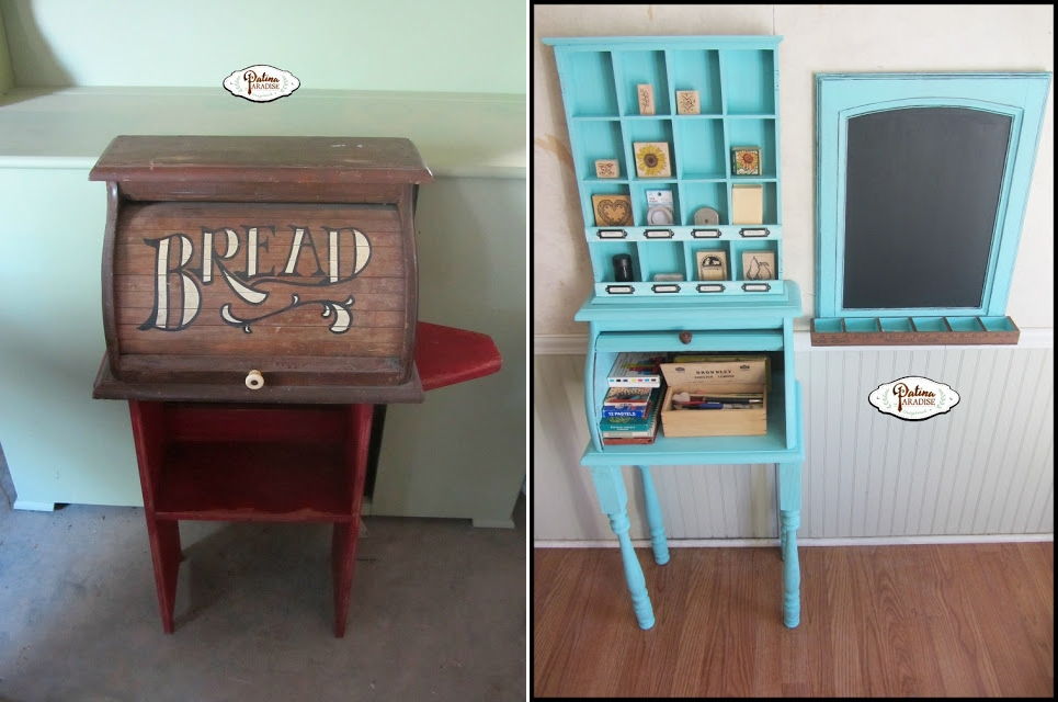 Bread Box Turned Craft Desk