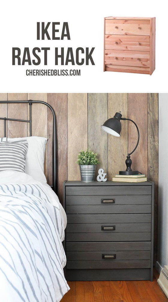 Rustic Industrial Night Stand