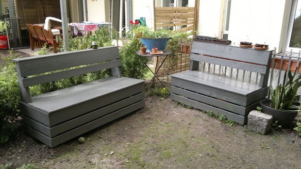 Excellent and Easy Garden Storage Bench
