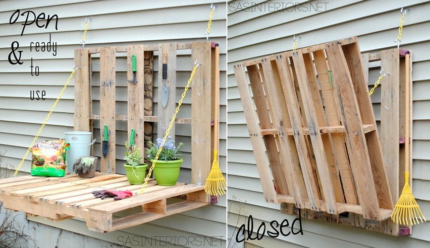 Pallet Gardening Table