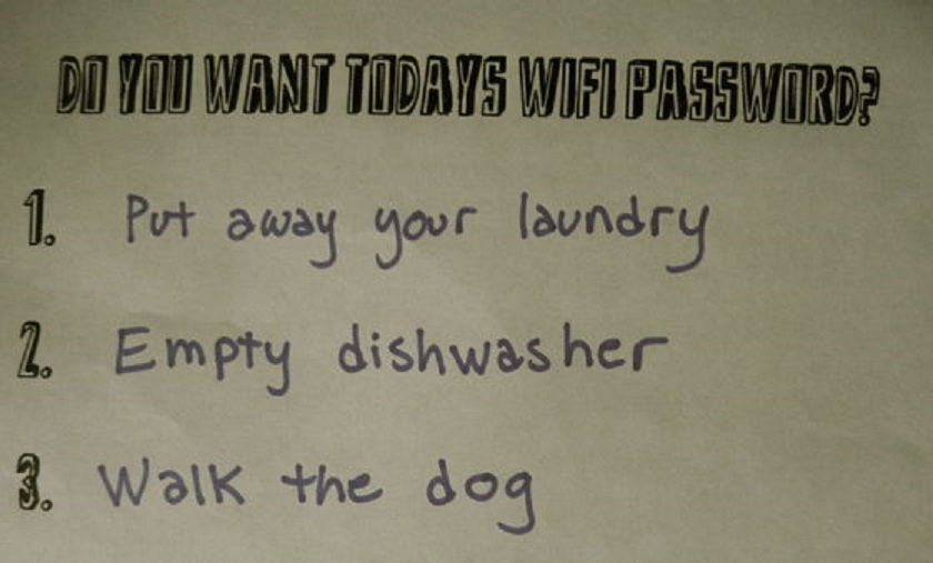 WiFi Password Reward