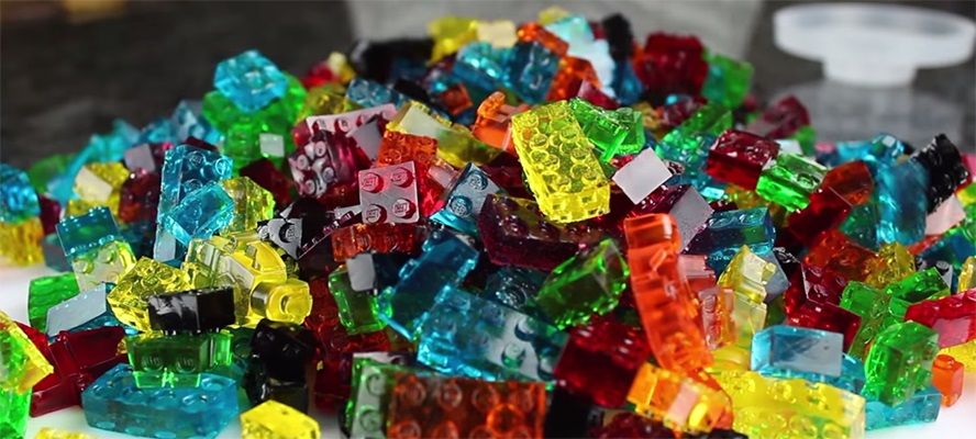 LEGO Shaped Gummy Candy