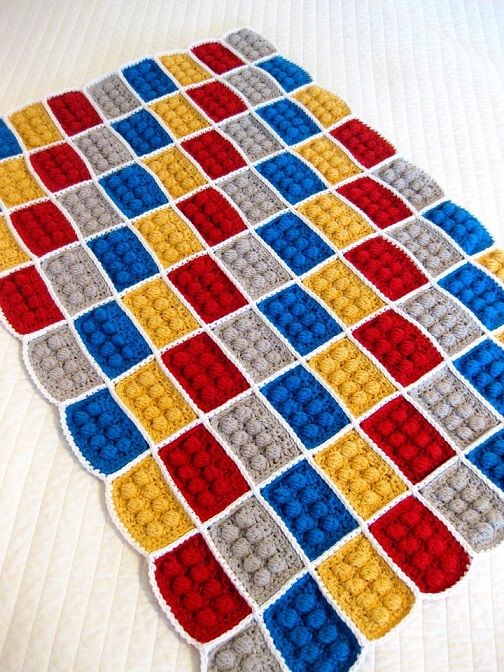 Crochet LEGO Blanket
