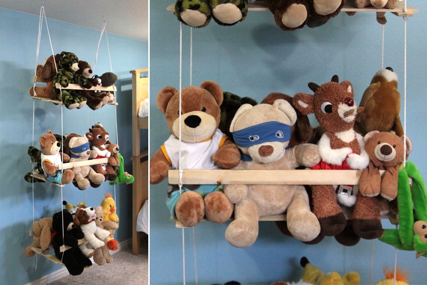 Stuffed Animal Swing Hanging Toy Storage