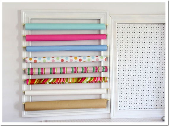 Gift Wrap Organizer