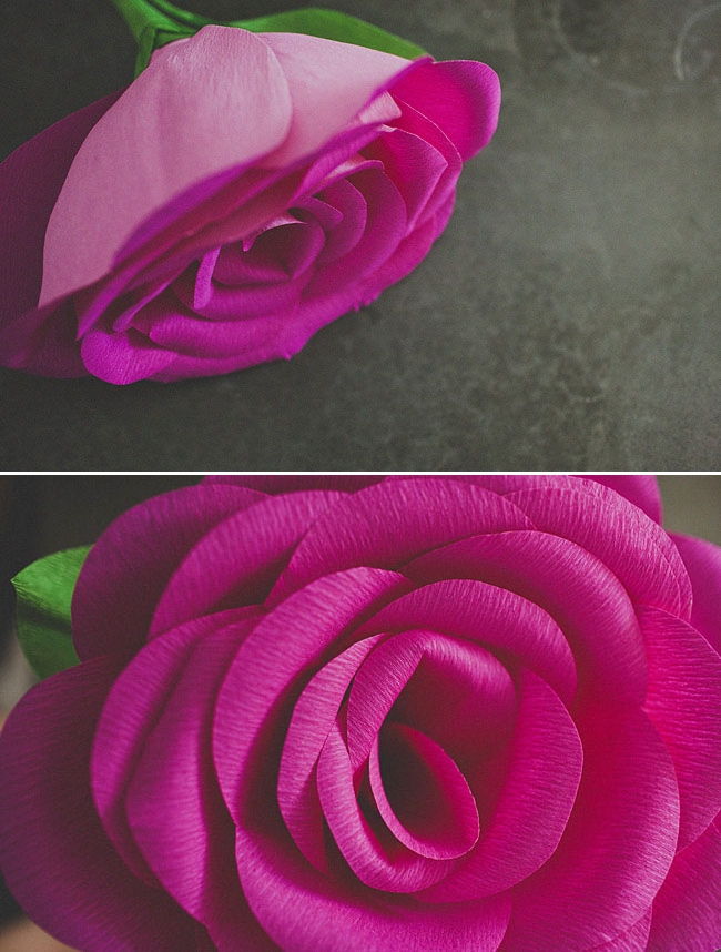 Giant Paper Rose Flower