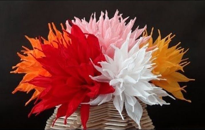 Twisted Paper Flowers