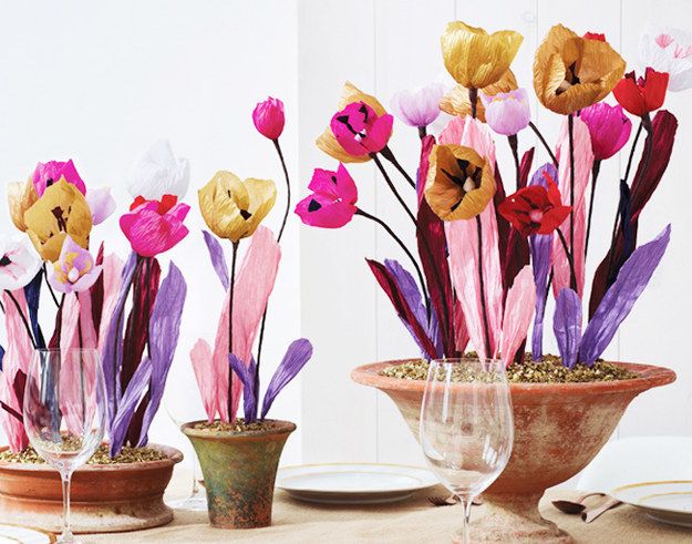 Twisted Ribbon Tulips