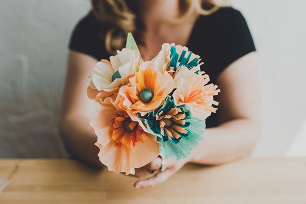 Crepe Paper Bouquet