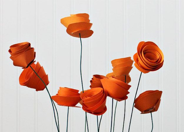 Easy Paper Flower Centerpiece