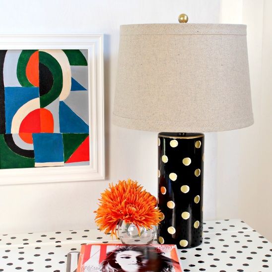 Thrift Store Lamp Makeover