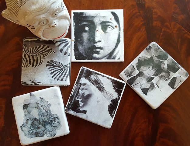 Marble Photo Coasters