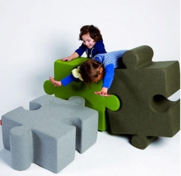 Puzzle Pouf