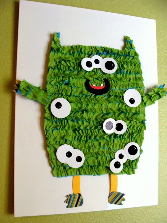 Pin the Eye to the Monster Game