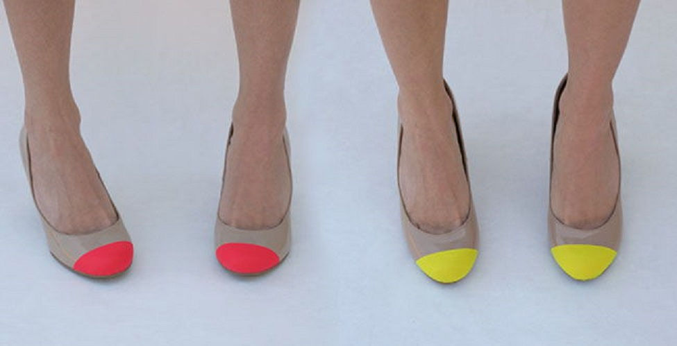 Neon Toe Shoes