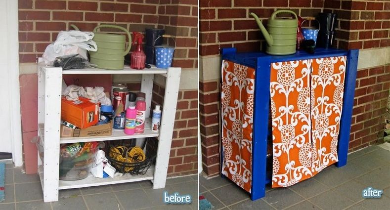 Small Shelf Makeover